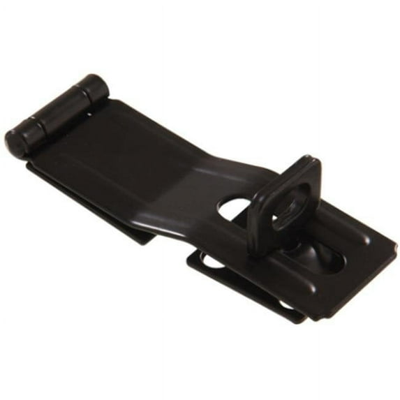 3.5 in. Swivel Staple Safety Hasps, Black