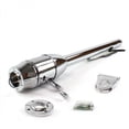 thumbnail image 1 of 3.5 in. Tilt Floor Shift Chrome Steering Column with Floor Mount 6 Hole Push Button, 1 of 1