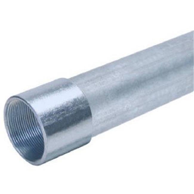 3.5 in. x 10 ft. Rigid Conduit, Galvanized Steel - Walmart.com