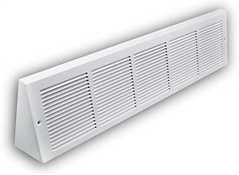 3.5 inch Depth Stamped Steel Triangular Baseboard Grill - 30 x 06 Duct ...