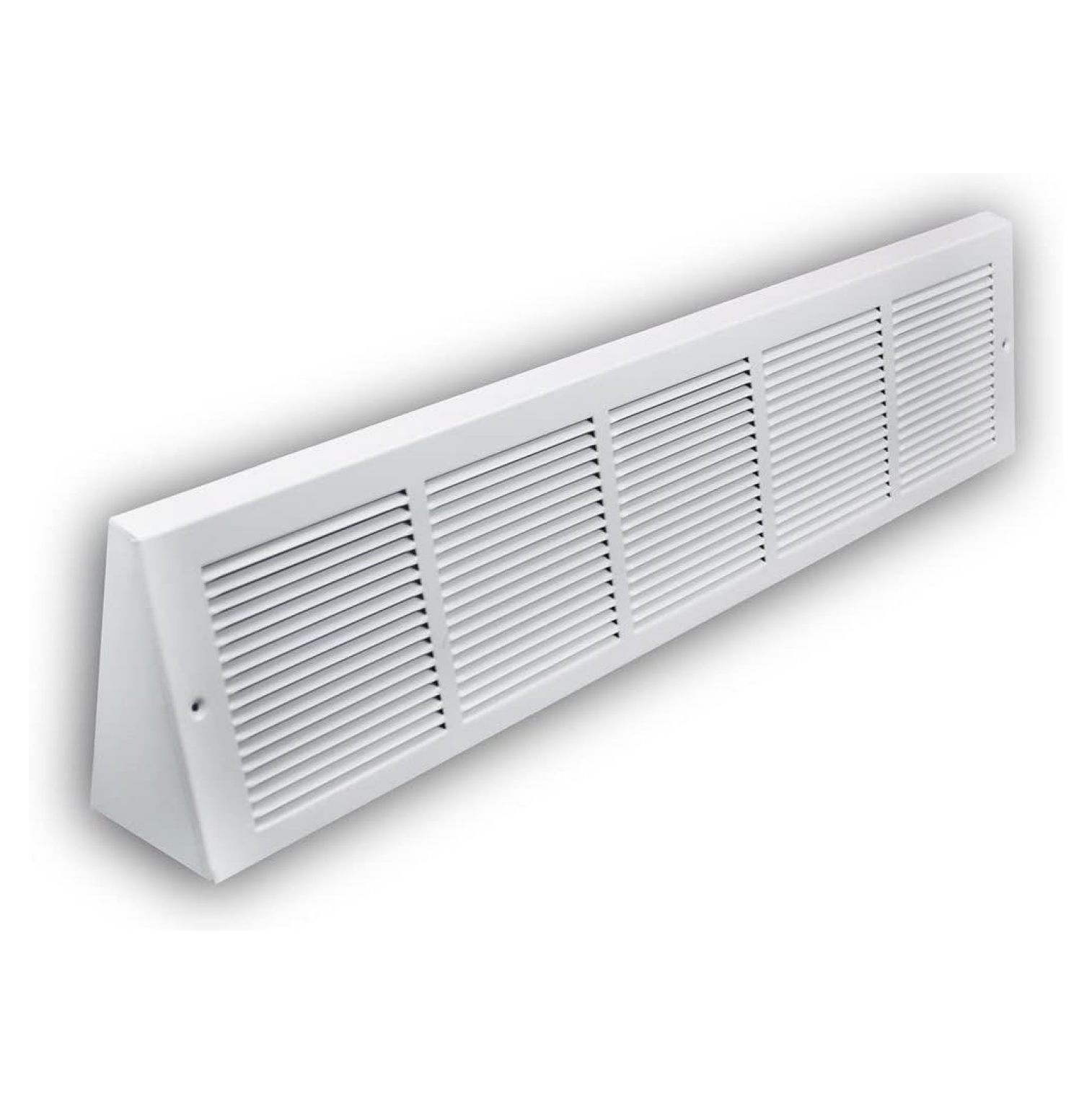 3.5 inch Depth Stamped Steel Triangular Baseboard Grill 30 x 06 Duct