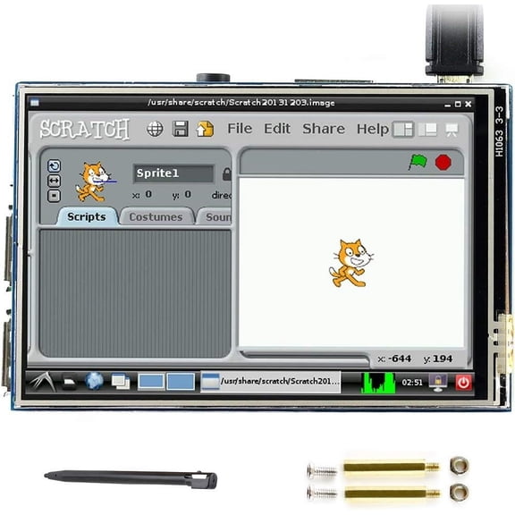 3.5 inch IPS Touch Screen TFT LCD Display B 480x320 Resolution Resistive Touchscreen LCD Module for 3 B/3 B+/2 B/B+/3 A+/A+
