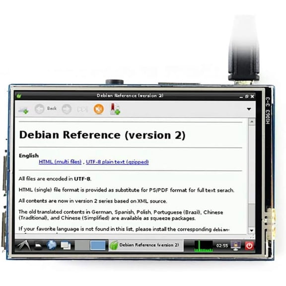 3.5 inch Touch Screen IPS TFT LCD 320x480 Resolution Resistive Touch Control Display Perfect Viewing Angle for Any Revision of