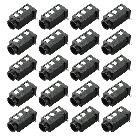 3.5 mm Audio Jack Connector PCB Mount Female Socket 4Pin PJ-320D 20pcs