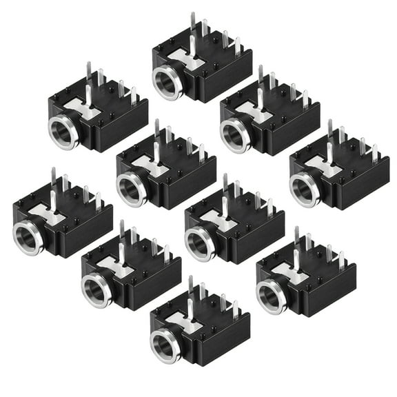 3.5 mm Audio Jack Connector PCB Mount Female Socket 5Pin PJ-307 10pcs