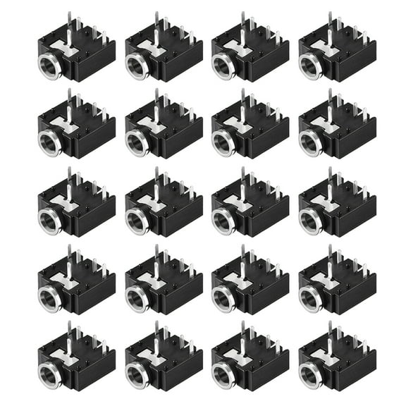 3.5 mm Audio Jack Connector PCB Mount Female Socket 5Pin PJ-307 20pcs