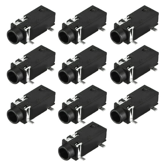 3.5 mm Audio Jack Connector PCB Mount Female Socket 5Pin PJ-328 10pcs