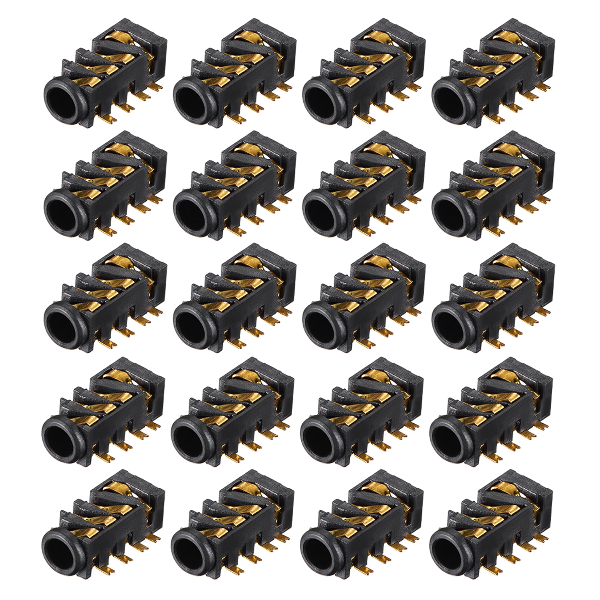 3.5 mm Audio Jack Connector PCB Mount Female Socket 8Pin PJ-393