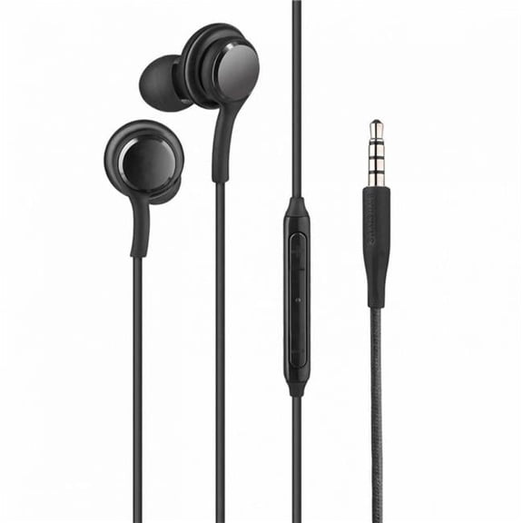 3.5 mm Headphone with Volume Controller, Black