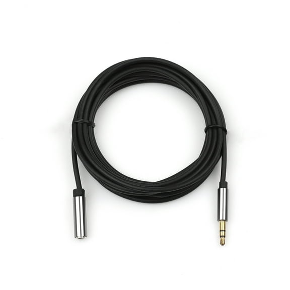 3.5 mm Stereo 3 Pole Male to Female Car Audio Cable Connector Adapter for Speaker Microphone Audio Video Cables
