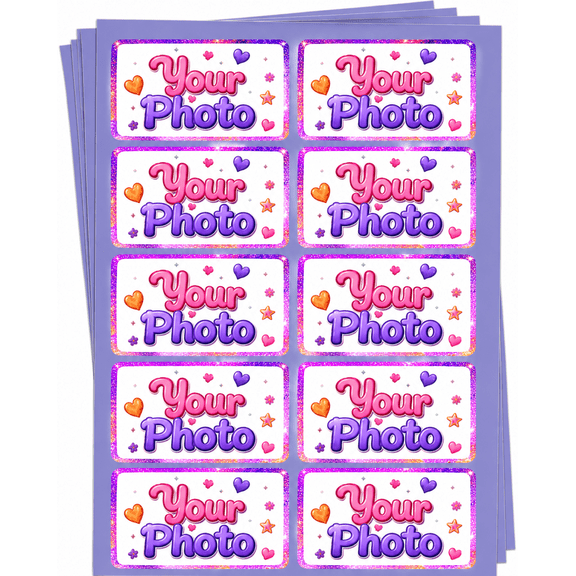 3.5" x 1.875" Pre-Cut Rectangle Create your Own Photo Edible Image Cake Toppers, by Tnct. (1 Count) Email your Image After Purchase, See Product Details.