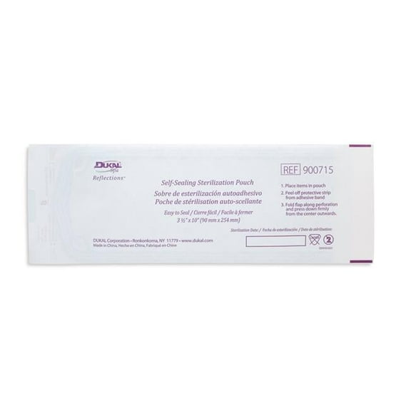 3.5 x 10 in. Reflections Spa Sterilization Pouch
