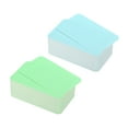 thumbnail image 1 of 3.5" x 2" Blank Paper Business Cards Small Index Flash Cards Message Note Card, Blue Green 200 Pack, 1 of 7