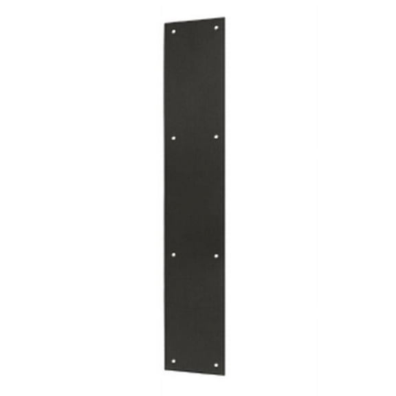 3.5 x 20 in. Push Plate, Oil Rubbed Bronze - Solid