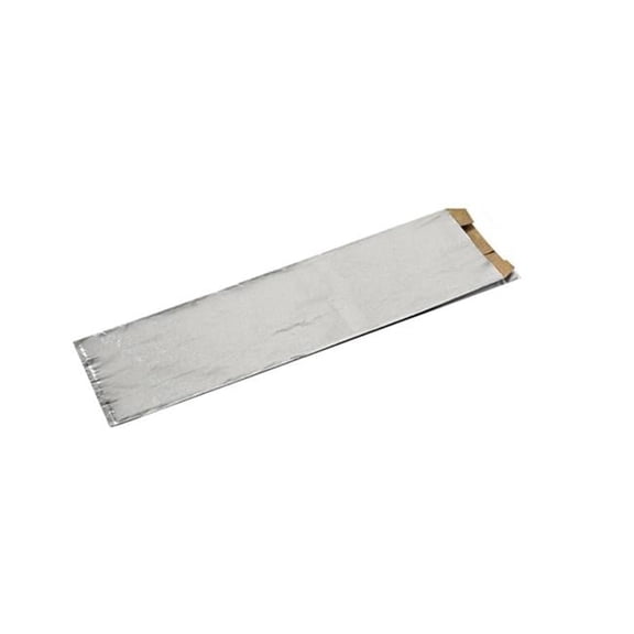 3.5 x 8.7 x 1.6 in. Aluminium Bag with Kraft Paper Inside - 1000 Piece