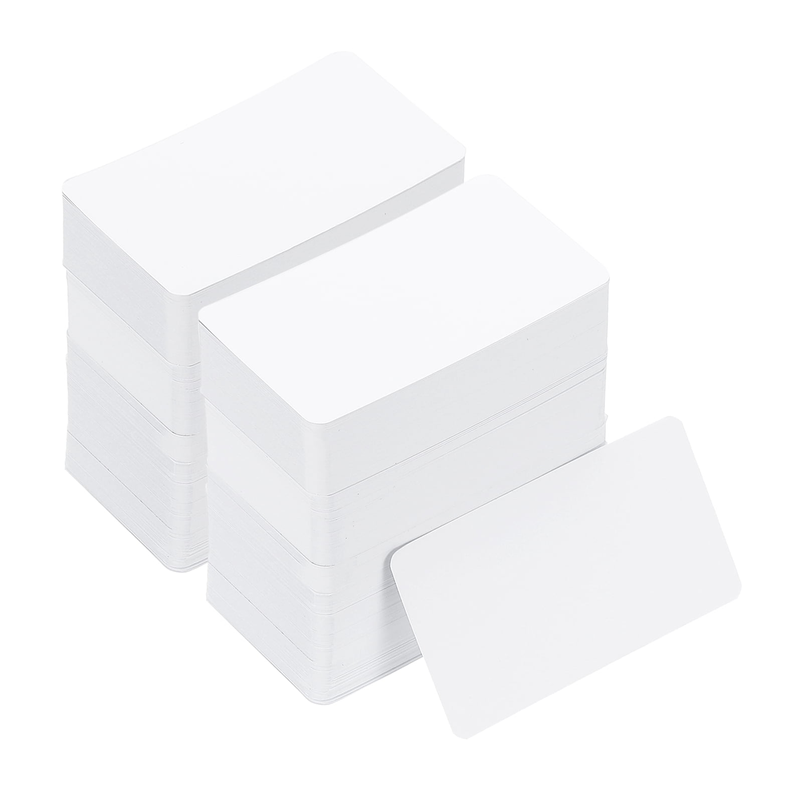 3.5"x2" Blank Paper Business Cards 600 Pack Small Index Flash Cards Words Message Note Card Mini Paper Tags for DIY Craft Scrapbooking, White