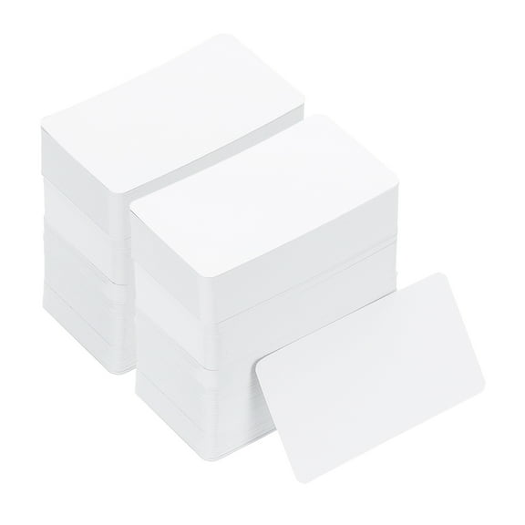 3.5"x2" Blank Paper Business Cards 600 Pack Small Index Flash Cards Words Message Note Card Mini Paper Tags for DIY Craft Scrapbooking, White