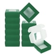 thumbnail image 1 of 3.5"x3.5"x1.5" Paper Soap Box with Window, 30 Pack Homemade Soap Boxes for Birthday Christmas, Dark Green, 1 of 6