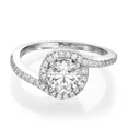thumbnail image 1 of 3.50 Carat GRA Certified Round Cut Moissanite Ring – Lab Grown Diamond Look Gift for Her, 1 of 2