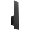 thumbnail image 1 of 3-504-15 Oxygen Lighting Reflex - 20 Inch 14W 120V 2 LED Wall Sconce-Black Finish, 1 of 2
