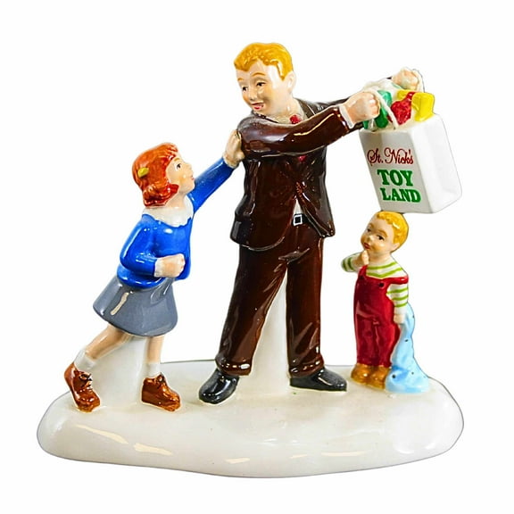 Department 56 Villages 3.50In Can I Open One Now?, Ceramic, Snow Village Presents 55264