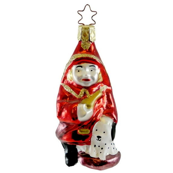 Old World Christmas 3.50In Fireman, Glass, Ornament Star128