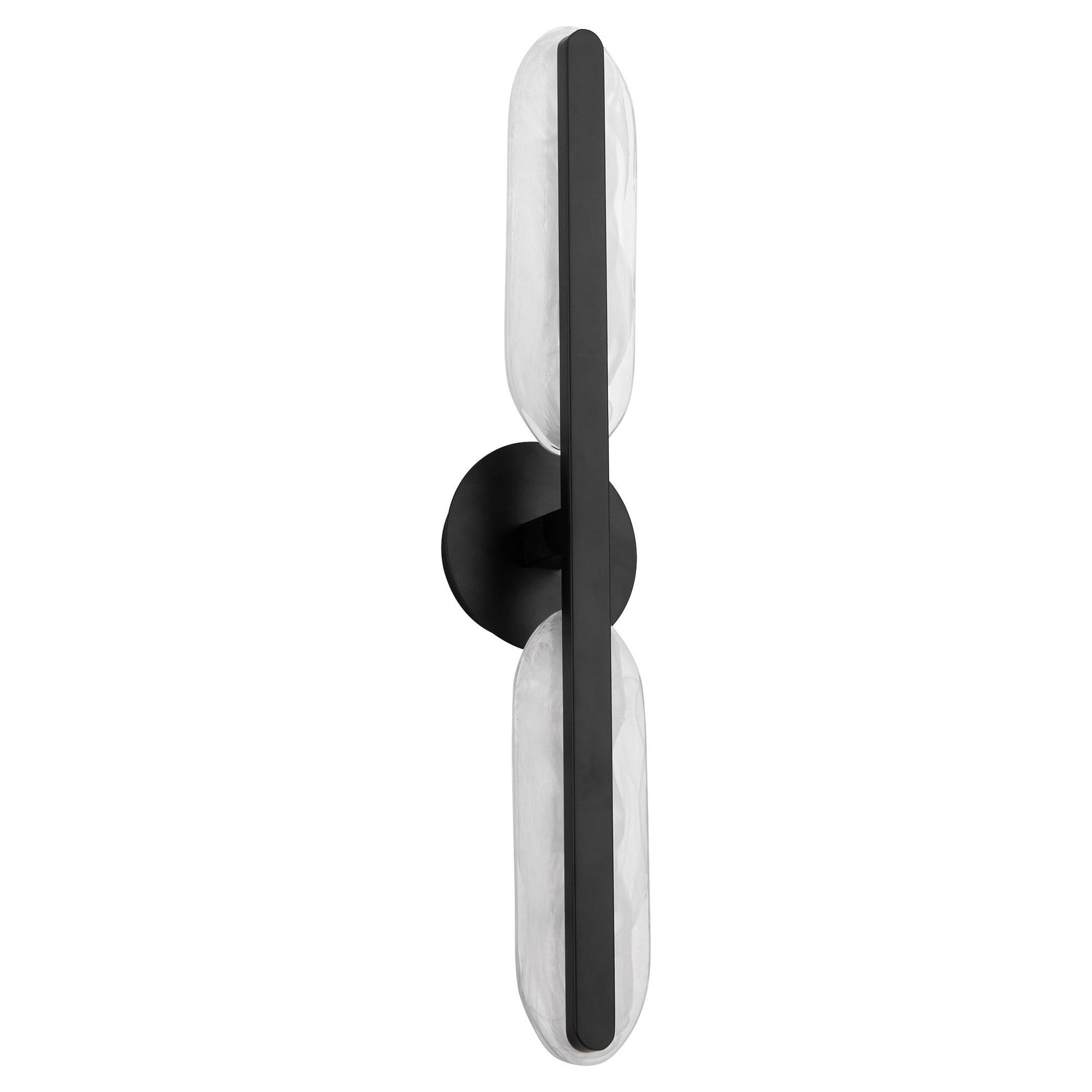 3-5146-15 Oxygen Lighting Avian - 16W 2 5CCT LED Bath Vanity-27.5 Inch Tall and 5.75 Inch Wide-Black Finish