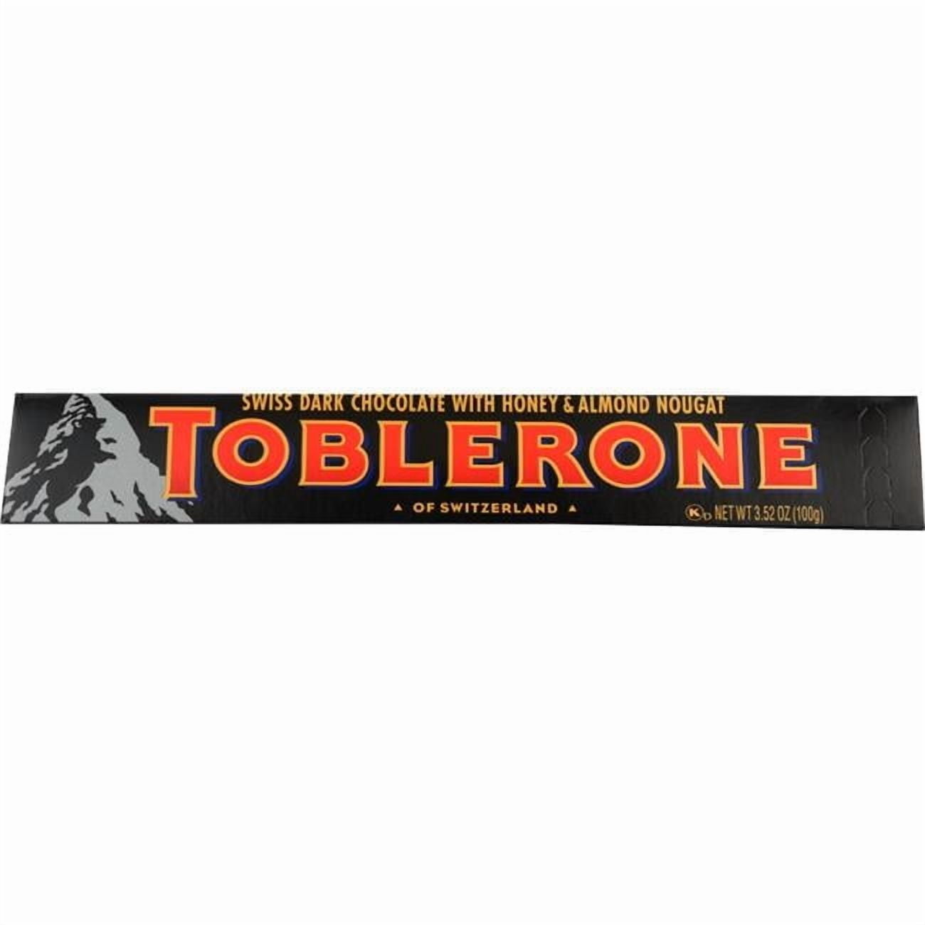 3.52 oz Swiss Dark Chocolate with Honey & Almond Nougat
