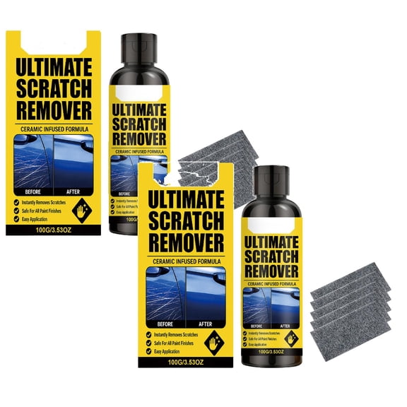 3.53 Fl Oz Car Deep Scratch Polish Paste, NanoPolix Multi-Functional Plastic Surface Scratch Remover