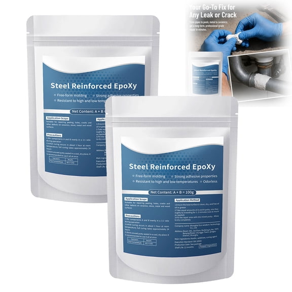 3.53 oz Epoxy Putty Clay – 2-Part Modeling & Repair Compound for Sculpting, Model Making, Crafts, Multi-Surface Bonding（2bag）
