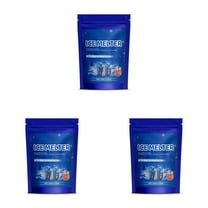 3.53oz 3Pcs Ice Melt Safer for Concrete, Snow Salt Ice Melt, Salt for Snow and Ice Removal, Sidewalk Salt, Driveway Salt, Snow Melt is Effective Up to -15