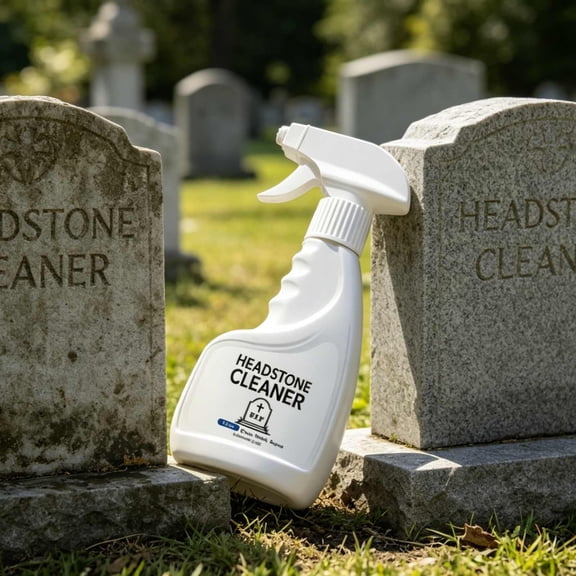 3.53oz Headstone Cleaner for Graves,Tombstones & Headstones,Highly Effective Solution for Restoring and Protecting Memorials,Safe for All Stone Types