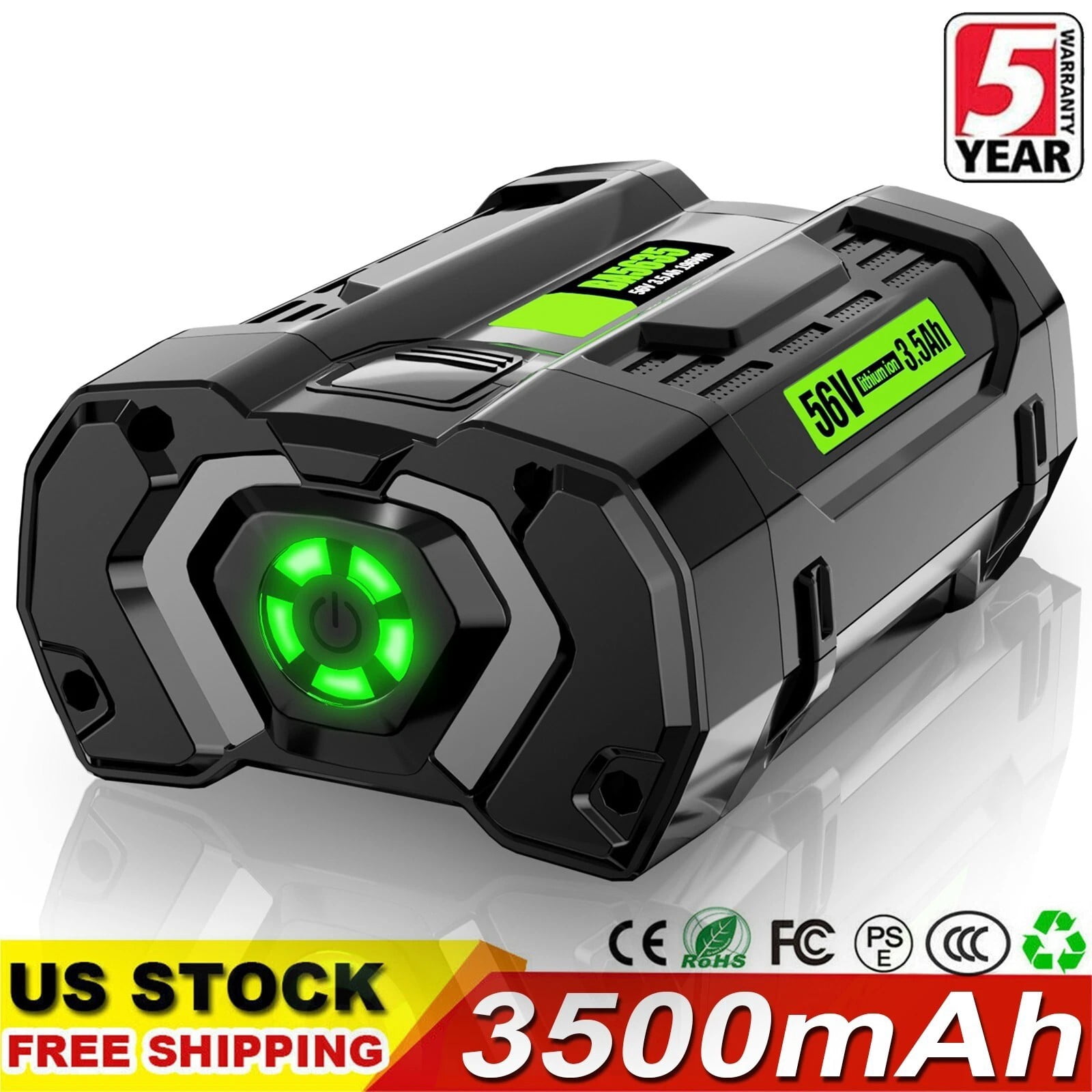 3.5Ah Replacement for EGO Battery 56V Power+ BA1400T BA2800T BA4200T BA5600T Lithium Ion Battery Compatible with All EGO Power Tools