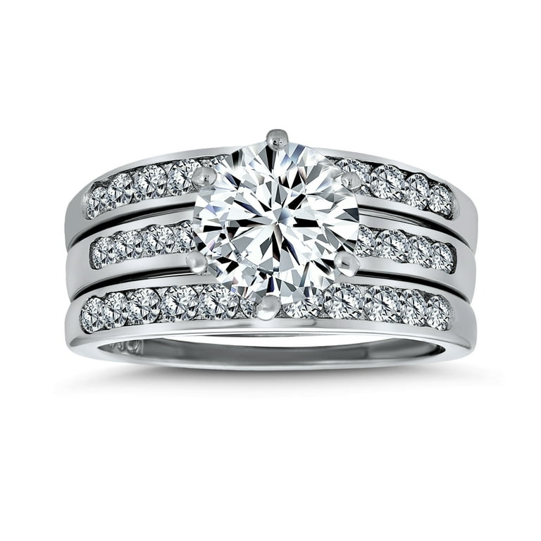 Large cz outlet engagement rings