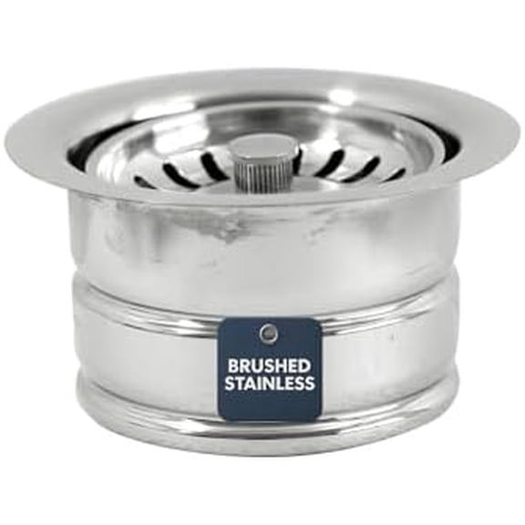 3.5EDF-BRS Extended Flange Disposal Kitchen Drain, 3.5", Brushed Stainless$$Tools & Hardware Other