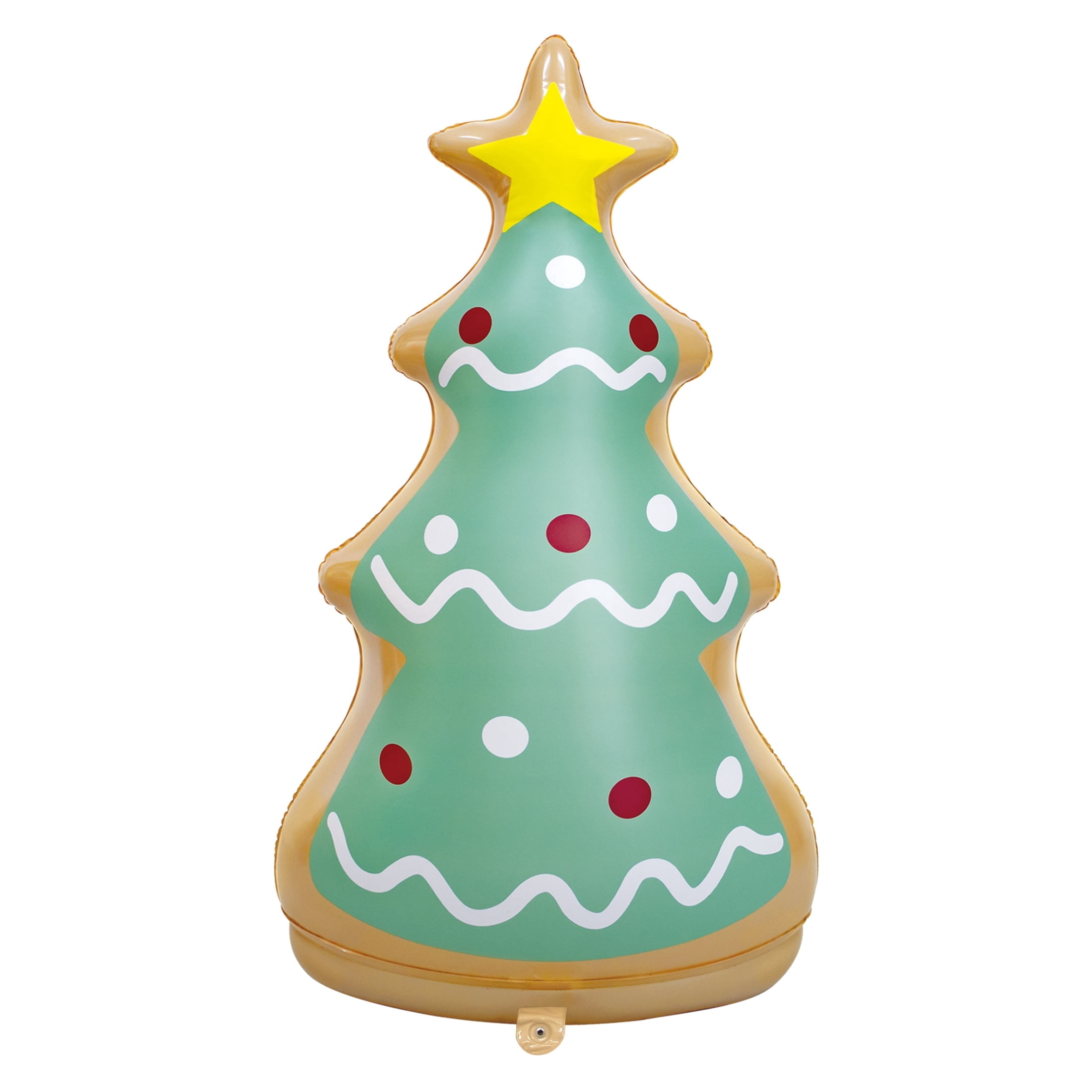 Multicolor Blow-Up Gingerbread Cookie Tree Christmas Yard Inflatable, 3.5', by Holiday Time