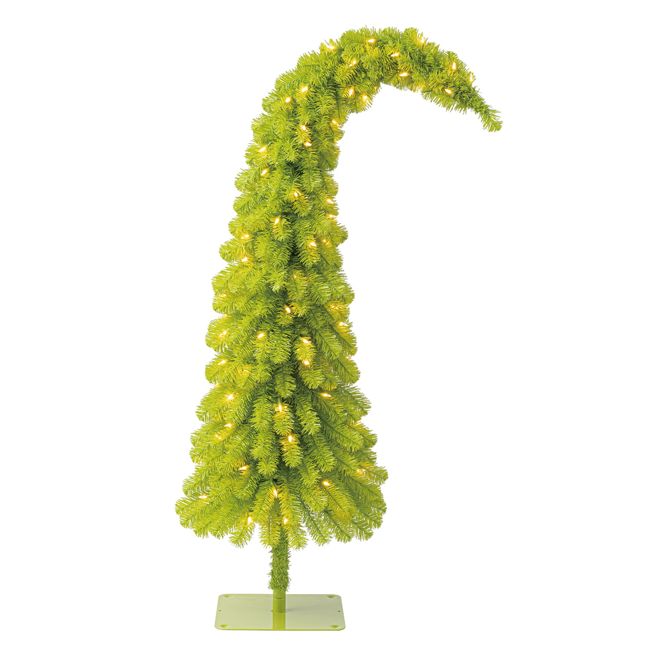 3.5’ Lawndale Spruce Prelit Green Artificial Christmas Tree with Warm White LED Lights, by Holiday Time