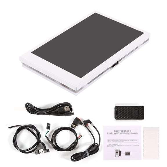 3.5Inch USB Screen UsbC Sub Screen AIDA64 Computer Data Temperature Display