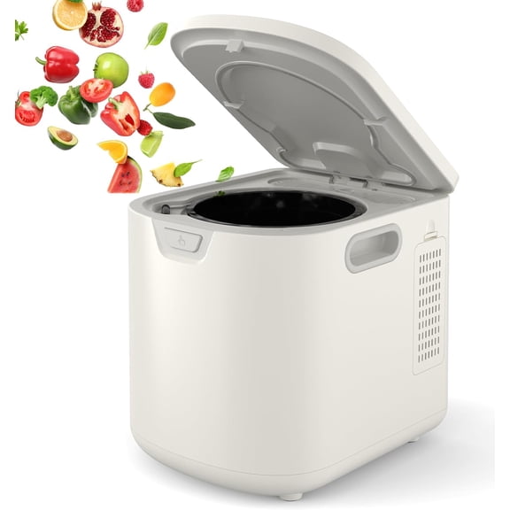 3.5L Electric Kitchen Composter - Smart Countertop Food Waste Bin with LED Display Auto Cleaning and Low Noise Operation