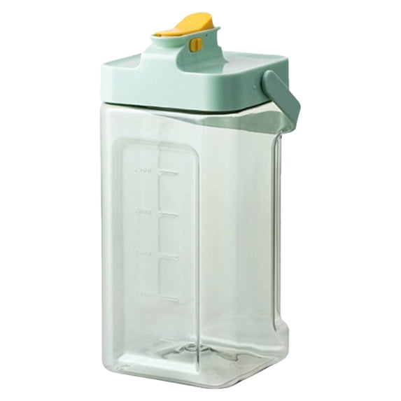 3. 5L Large Beverage Dispenser with Spigot, Plastic Iced Tea Juice Container for Fridge, Leak-Proof Cold Water Pitcher with Handle for Party Camping Picnic