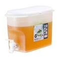 thumbnail image 1 of 3.5L Refrigerator Cold Water Pitcher with Faucet Fruit Tea Dispenser for Lemonade and Beverage Storage with Easy, 1 of 9
