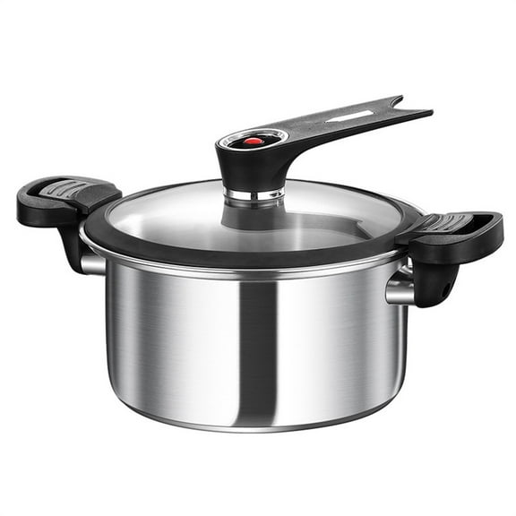 3.5L Small Vacuum Pressure Stainless Steel Non-stick Cooking Pots Stew Pot