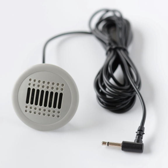 3.5MM Microphone For Android Car Radio With Extension Cable, Gray ABS Wired Audio Adapter