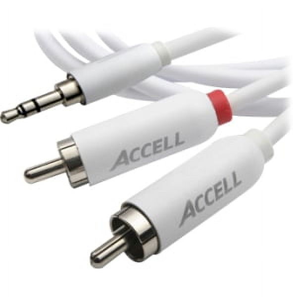 3.5MM STEREO AUDIO RCA CABLE IPOD 2M - image 1 of 2