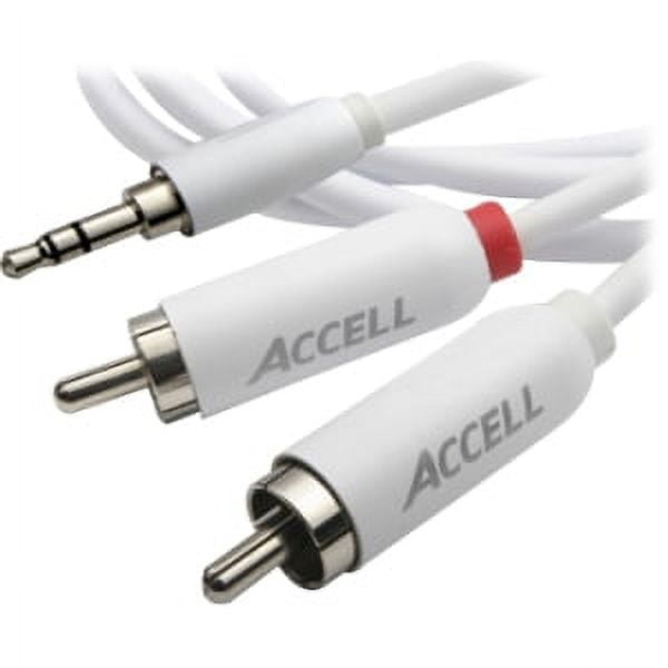 3.5MM STEREO AUDIO RCA CABLE IPOD 2M