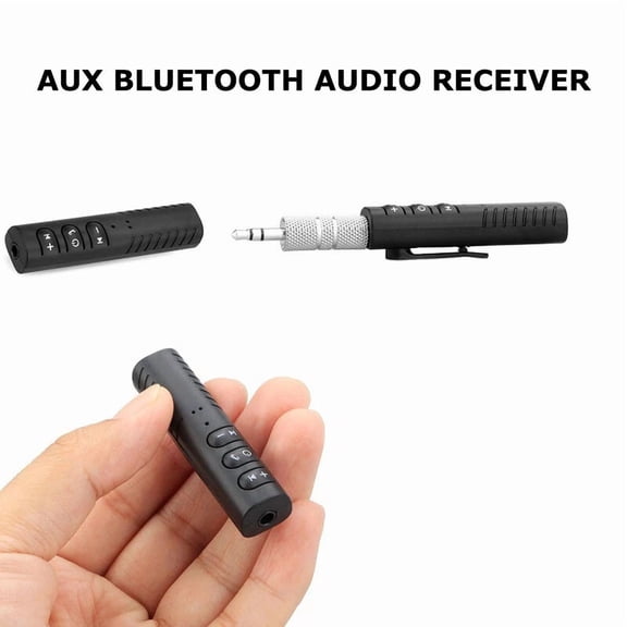3.5Mm Aux Car Bluetooth 4.2 Receiver Speaker Music Streaming Audio Adapter Mic