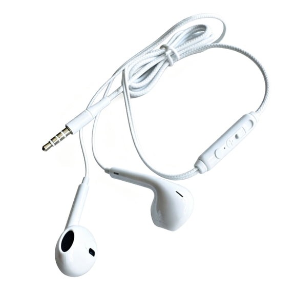 3.5Mm Corded Earphones with Microphone and Remote Pad, 1.1M Set for Calls, Music, Meeting Use, Laptop Arrangements, and