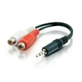 thumbnail image 1 of 3.5Mm Stereo Male To 2 Rca Female Y Cbl, 1 of 1
