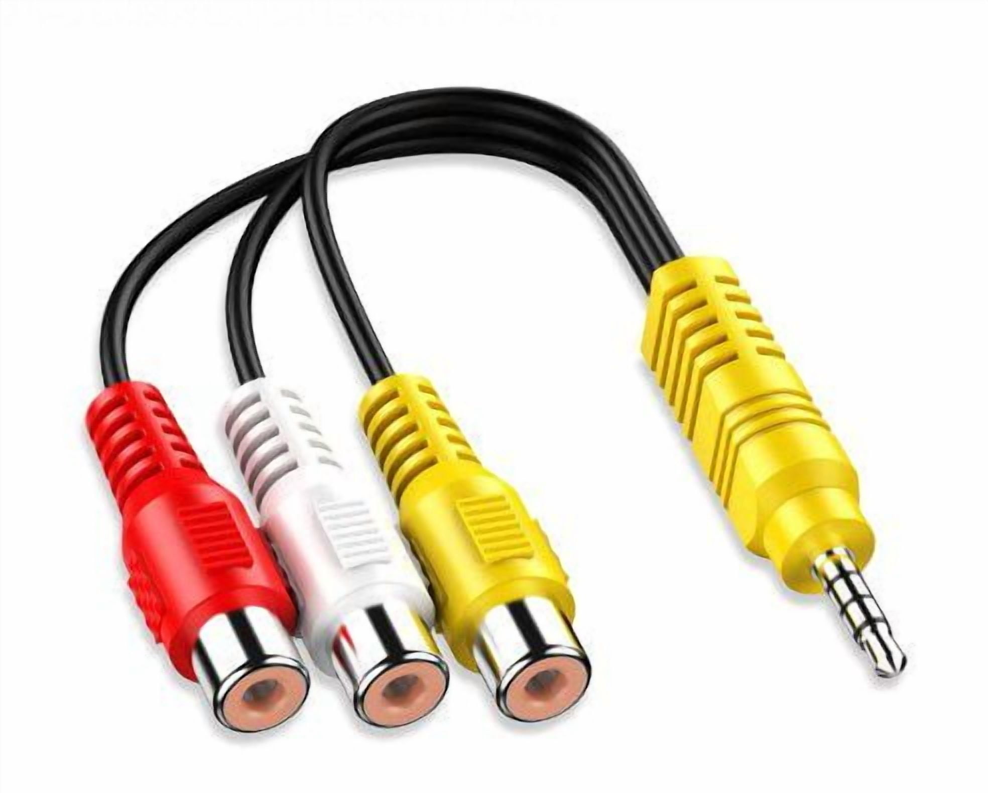 a RCA Video Componente AV Adaptador Cable para TCL TV