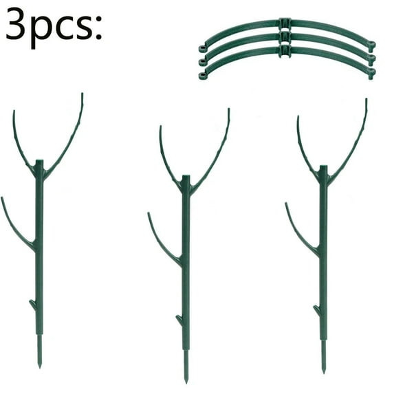 3/5PCS Stackable Plant Support Frame & Plant Cage Support Rings for Sphagnum,Twig Trellis for Indoor Outdoor Plants Potted Plant